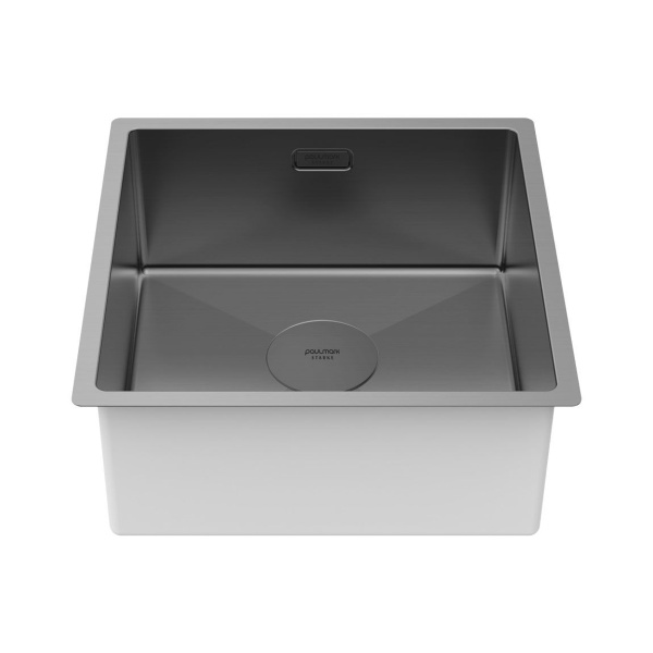 Мойка Paulmark NEXT 44 UNI PM214444-GM 440х440х200 мм, нержавеющая сталь, воронёная сталь