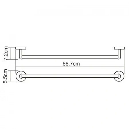 Держатель полотенец WasserKRAFT K-6230O