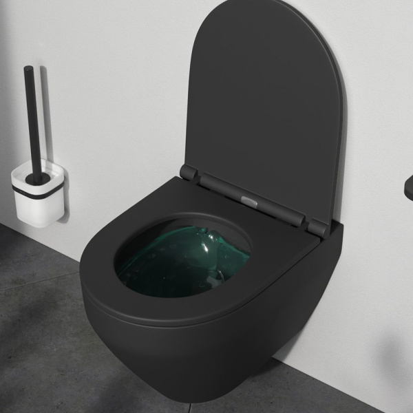 IS49051.701700MB Инсталляция с клавишей Pro L глянц хром с подвесным унитазом Spirit V2.0 FlashClean черн мат с