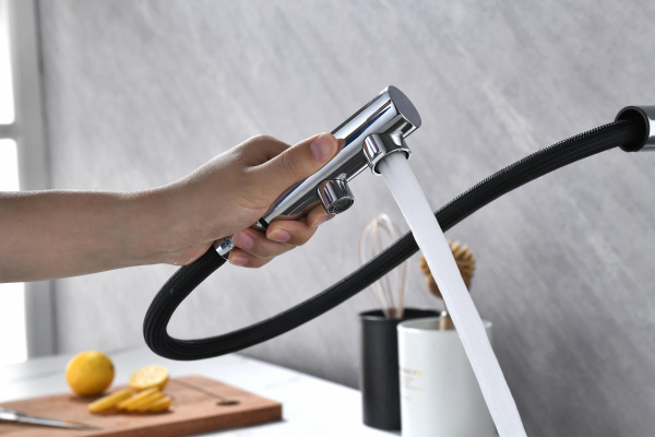 Смеситель для кухни Paulmark SERPENTINE Se213222-CR, хром