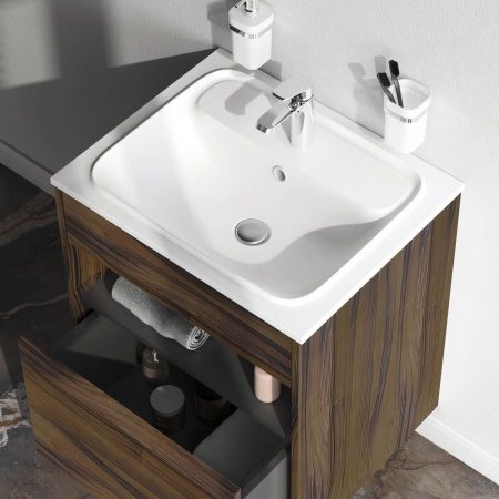 M8FFUX0601OF Func База под раковину AM.PM, 1 ящик (pull-out), 60 см, цвет дерево текстурир-ое