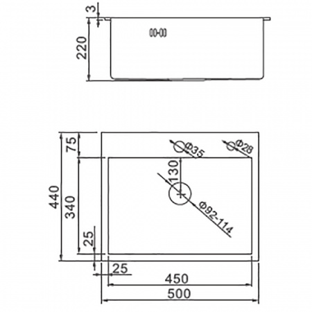 Кухонная мойка Gerhans K35044