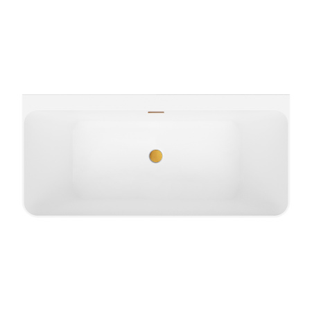 Акриловая ванна в наборе 4 в 1: пристенная ванна, ножки, экран, слив-перелив Wellsee Bromance 231601004