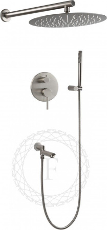 Душевая система скрытого монтажа FILARETE Roun FL1020 (Никель)