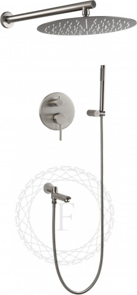 Душевая система скрытого монтажа FILARETE Roun FL1020 (Никель)