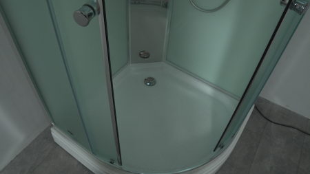 Душевая кабина Timo Comfort T-8809 Fabric Glass  90*90*220+турецкая баня хамам+стульчик прозрачный