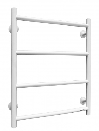 Полотенцесушитель водяной Fincopper FCEN 630х500 белый RAL 9016, 4 перекладины, нижнее подключение