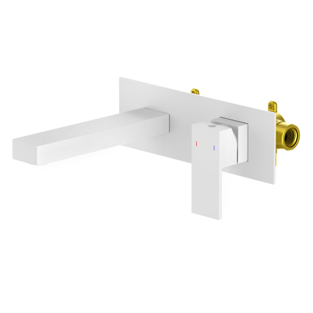 Встраиваемый смеситель для раковины TIMO Selene 2071/16SM, белый