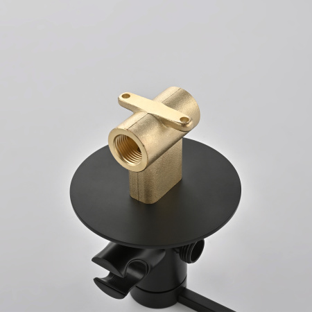 Гигиенический душ со смесителем Rose R235H, черный