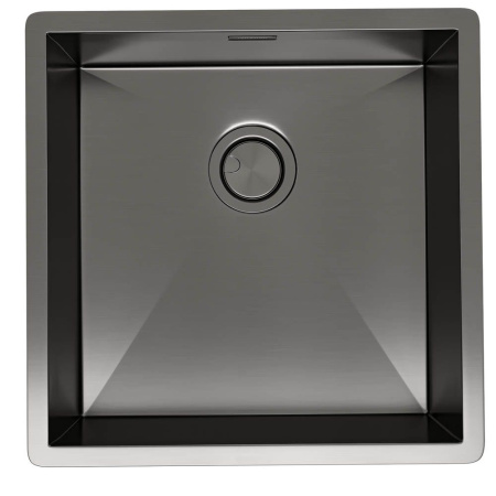 Кухонная мойка Reflexion Como RX2044BL оружейная сталь
