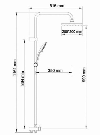 Душевая стойка Wasserkraft A017