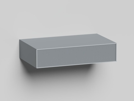 Подвесной модуль Salini Armonia 900x200 без выреза под сифон, сталь, 27A.1.900.200.01.0