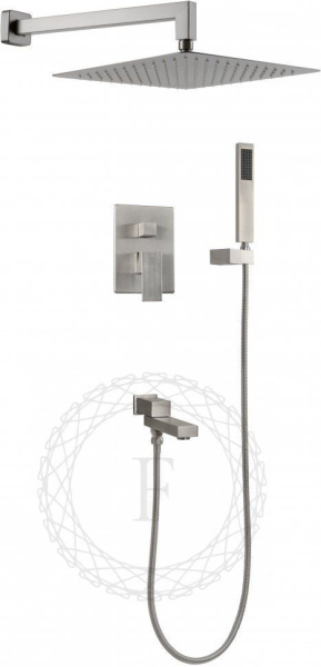 Душевая система скрытого монтажа FILARETE Fing FL1040 (Никель)