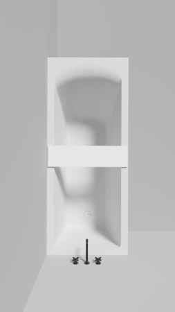 Полка для встраиваемой ванны Salini GABBIANO IN 680, белый, 1906203M