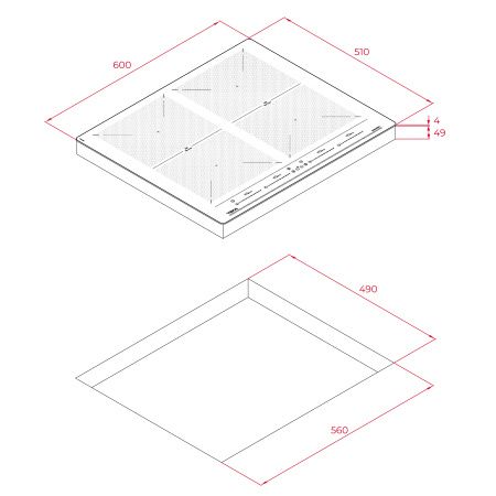 Индукционная варочная панель TEKA IZF 64600 BK MSP 112500035