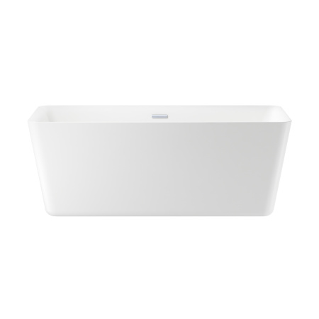 Акриловая ванна в наборе 4 в 1: отдельностоящая ванна, ножки, экран, слив-перелив Wellsee DeSire 231501001