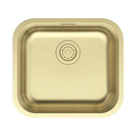 Мойка Paulmark VELLO 48 UNI VE48-LG 480х430х180 мм, нержавеющая сталь, светлое золото