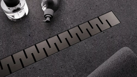 Душевой лоток Veconi Stesso Line Graphite  900