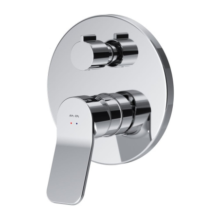 F85A55000 X-Joy Смеситель AM.PM встроенный с термостатом на 3 потребителя, хром