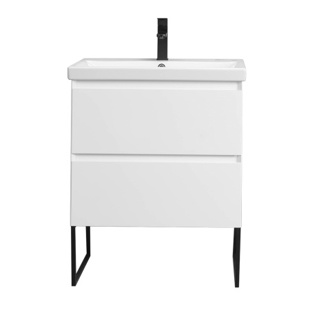 Тумба под умывальник Belux напольная Турин 70-02 Белый глянцевый
