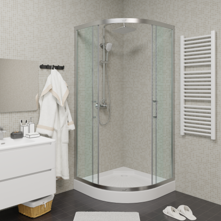 Душевой уголок Cerutti SPA VIVA90 без поддона 90x90x195