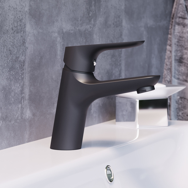 770210301 Jupiter Смеситель для умывальника Damixa, черный