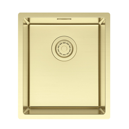Мойка Paulmark LASSAN 38 UNI LA38-LG 380х440х200 мм, нержавеющая сталь, светлое золото