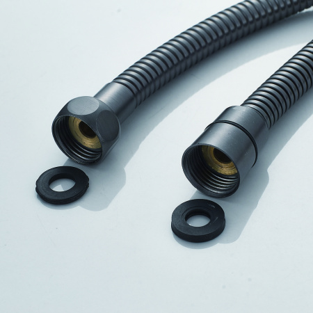 Смеситель для ванны Shevanik S8502T, оружейная сталь