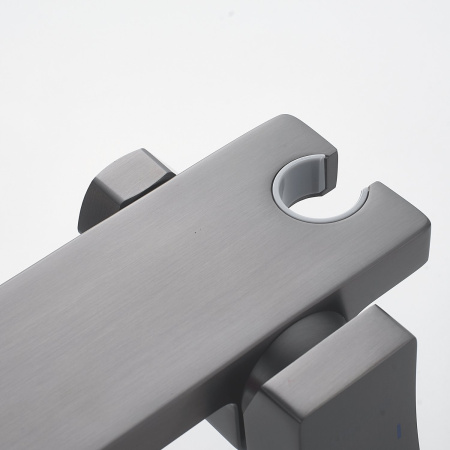 Гигиенический душ со смесителем Shevanik S6105T-1, оружейная сталь