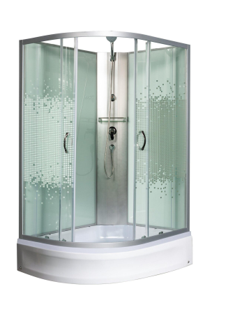 Душевая кабина МОНОМАХ МОНОМАХ Б/К 90/80/24 МЗ R 900х800х2060мм