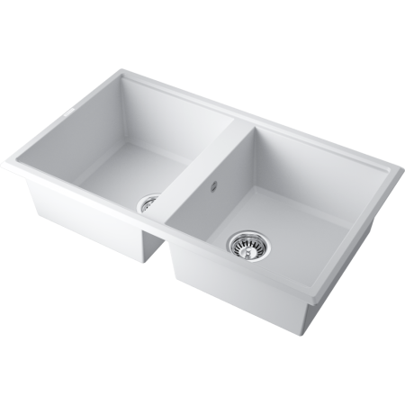 Кухонная мойка Omoikiri Tedori 86-2-WH Tetogranit/белый 4993927