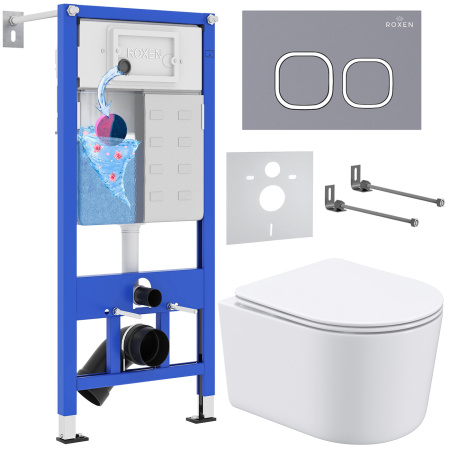 Комплект  6 в 1 Roxen StounFix Dual Fresh 966428 (состоит из: 710200, Santi 410280DG, 530120-01)