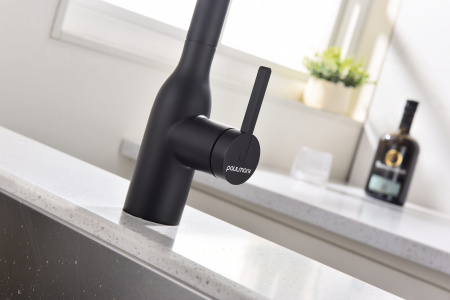 Смеситель для кухни Paulmark VIPER Vi213105-401, антрацит