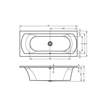 Ванна Riho Lima 170