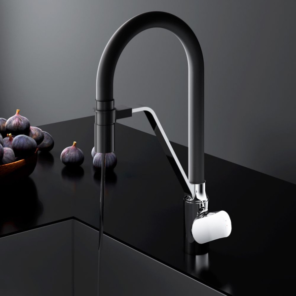 F8007802 Like, Смеситель для кухни AM.PM с каналом для питьевой воды и гибким изливом, хром