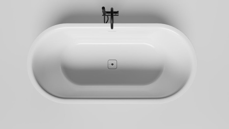 Ванна отдельностоящая Salini PERLA 170x80 покраска по RAL полностью, S-Sense, глянцевый 1049101GF