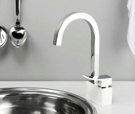 Смеситель для мойки Wasserkraft Aller 1067 WHITE