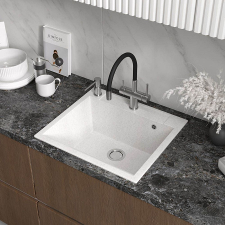 Кухонная мойка Reflexion Cubi RX1555TN, олово