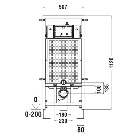 Унитаз с инсталляцией WeltWasser MARBERG 507 + BAARBACH 004 GL-WT + MAR 507 SE