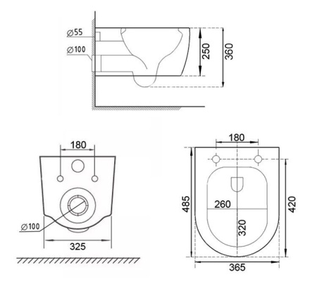 Комплект 6 в 1 Roxen StounFix Dual Fresh 968203 (состоит из: 710200, Caspia 410280W, 530200-01)