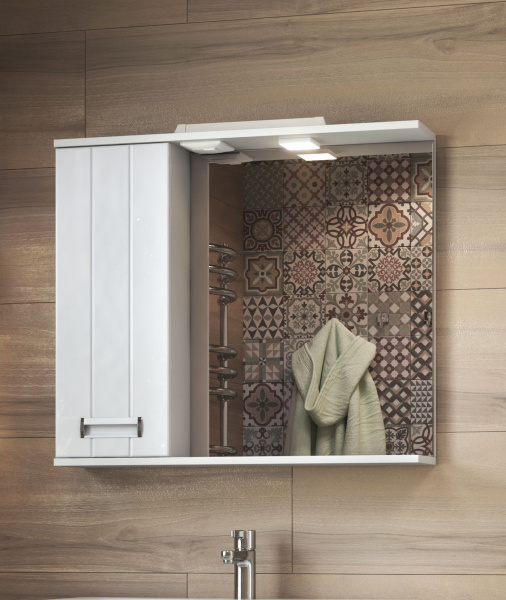 Зеркало со шкафом VIGO Diana z.DIA.80.L.El, 80 см