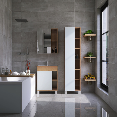 Тумба VIANT "Бостон" COMO 50 1 ств  380х460х820 (VBOS50CO-T1ST)