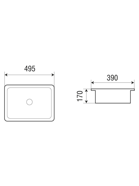 Раковина врезная WeltWasser WW SK DEILBACH 6068