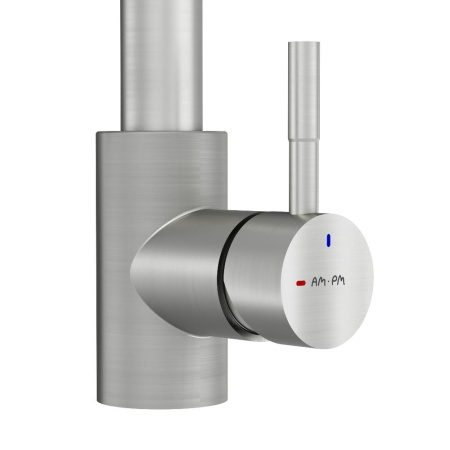 F85B07511 X-Joy S, Смеситель для кухни AM.PM с вытягивающимся изливом, сатин