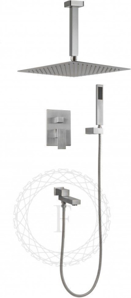 Душевая система скрытого монтажа FILARETE Fing FL1042 (Никель)