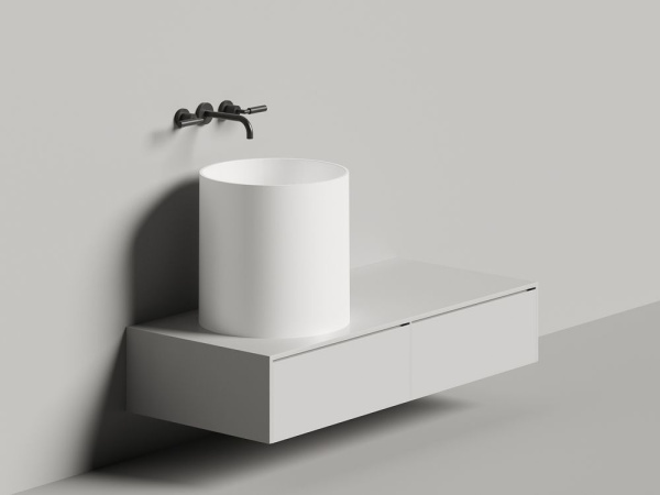 Раковина накладная Salini ARMONIA 04 покраска по RAL полностью, 130118MF