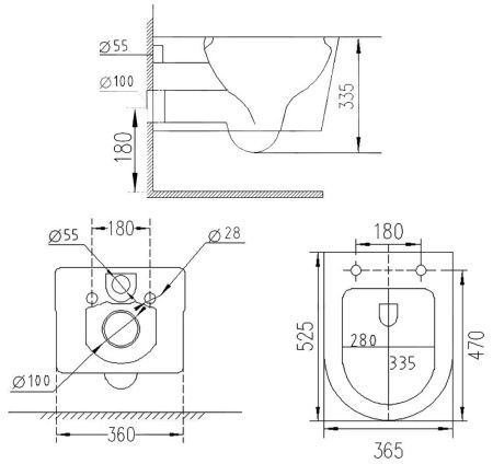 Комплект инсталляции 6 в 1 Roxen StounFix Slim 545591