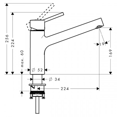 Смеситель для мойки Hansgrohe Talis S 32851000