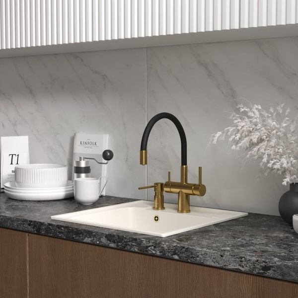 Кухонная мойка Reflection Etude RF0353WH, белый