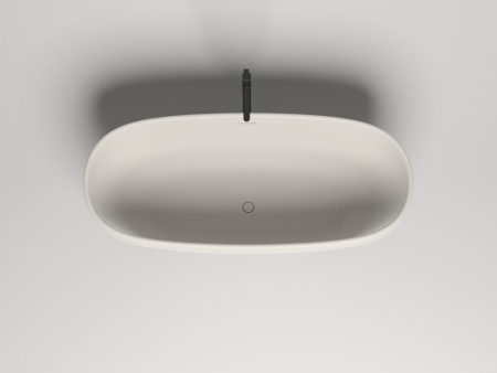 Ванна отдельностоящая Salini GRECA 180x80, S-Stone, матовый белый 103121M